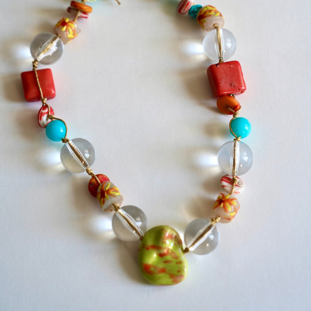 Clavellina Handmade Statement Necklace