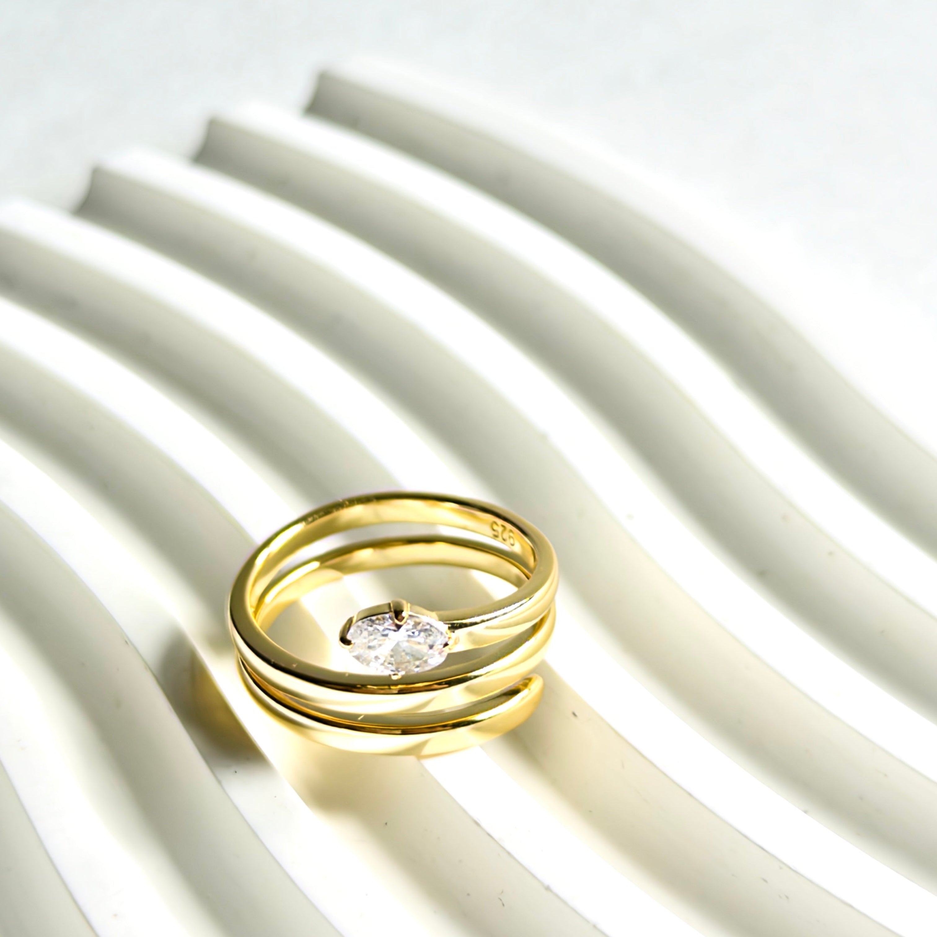 Coil Spiral Ring