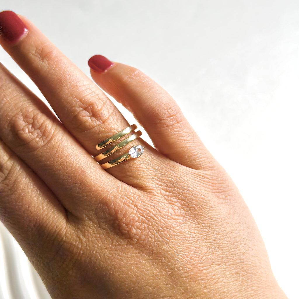 Coil Spiral Ring