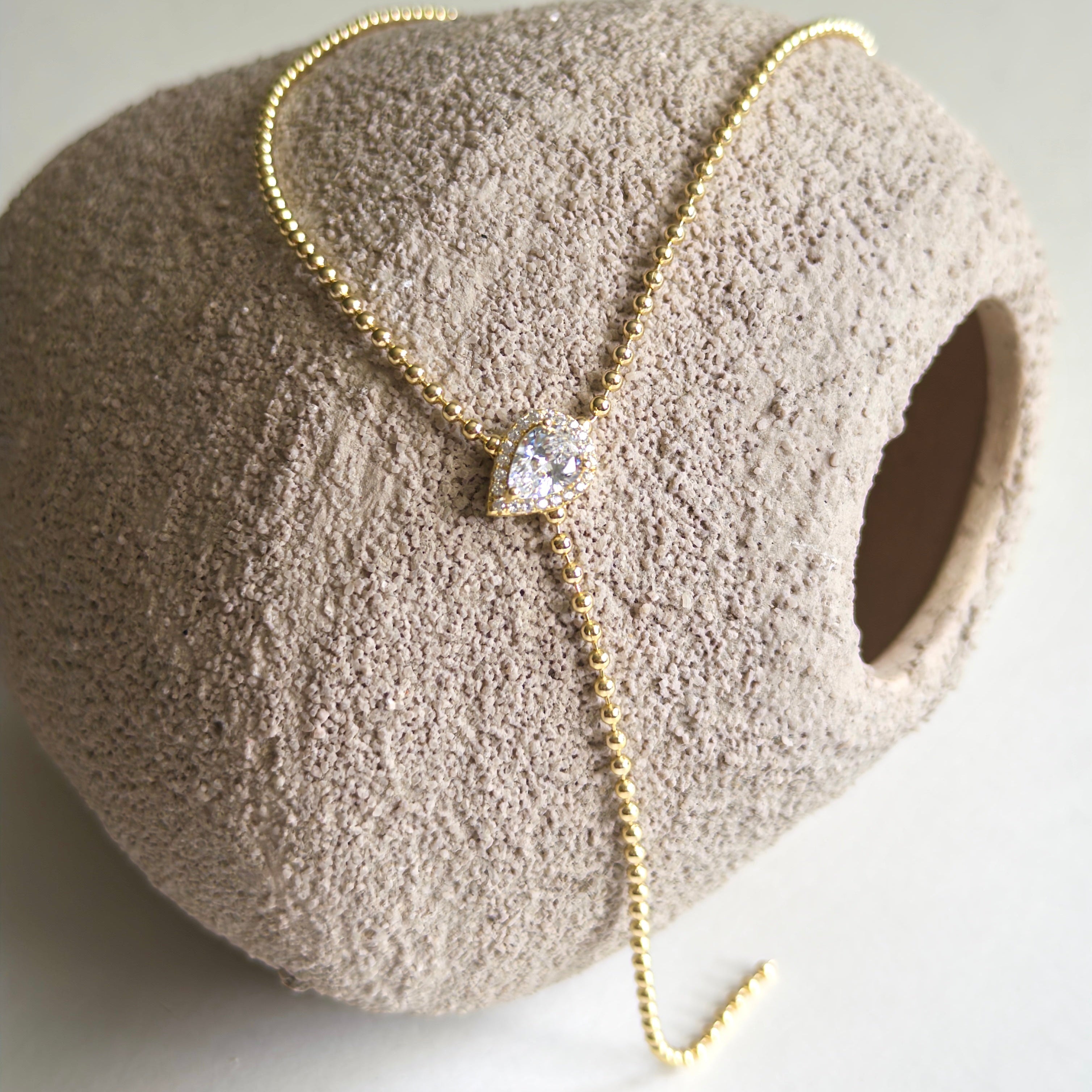Iris Lariat Necklace