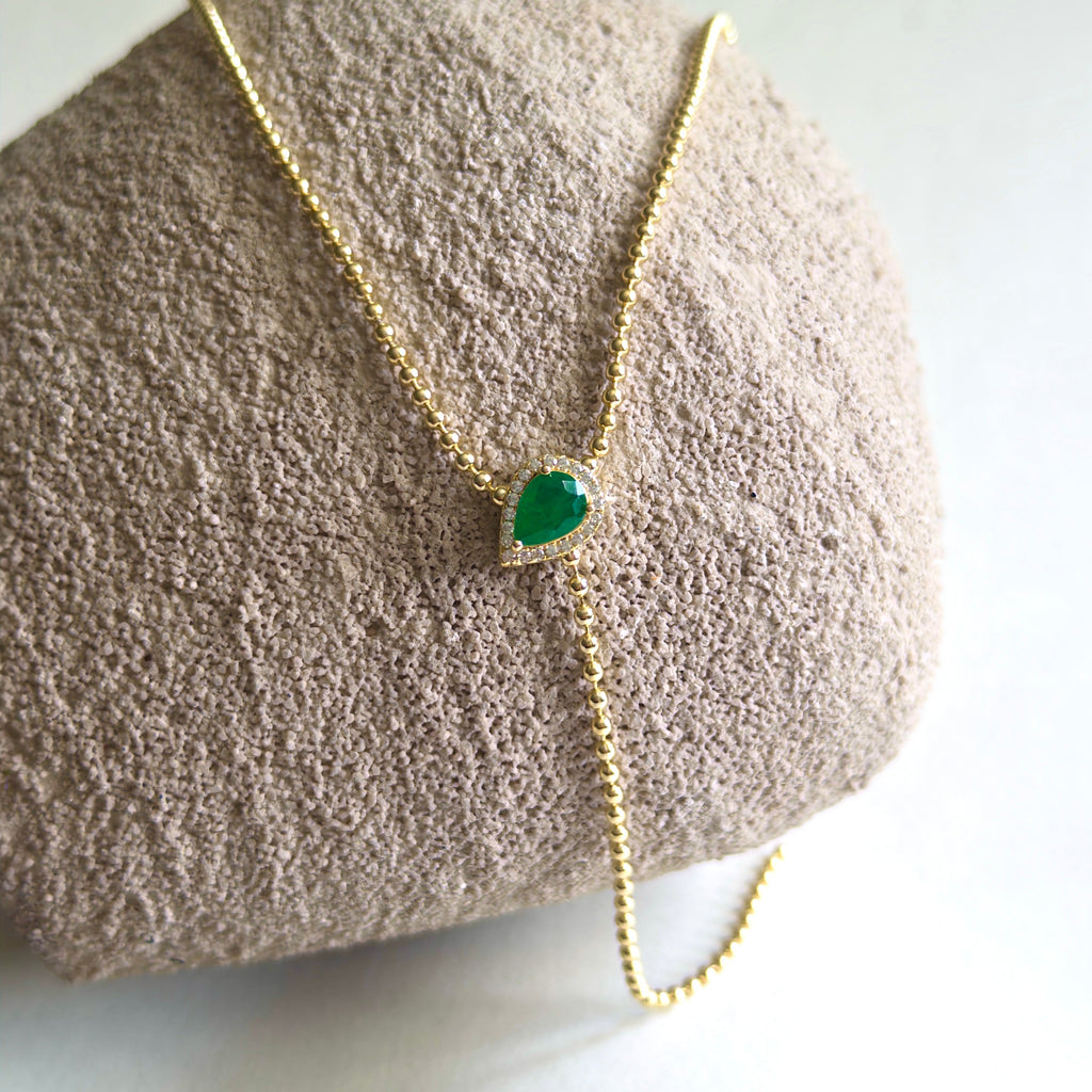 Iris Lariat Necklace